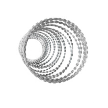 Galvanized Dia 600 mm BTO-22  Used On Ships For Anti-piracy Concertina Razor Wire Coils